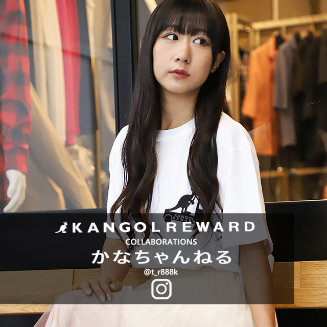 【完全受注生産】 かなちゃんねる×KANGOL REWARD コラボ半袖Tシャツ