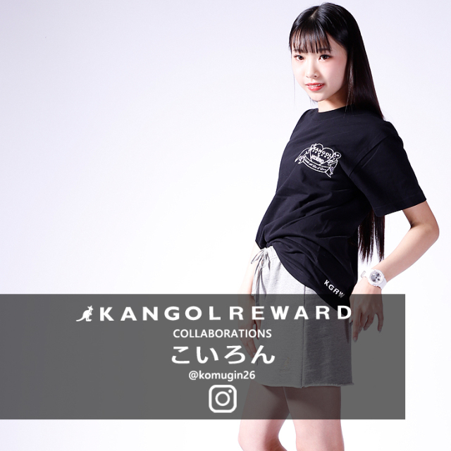 【完全受注生産】 こいろん×KANGOL REWARD コラボ半袖Tシャツ