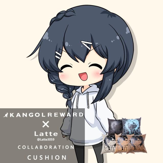 【完全受注生産】Latte×KANGOL REWARDコラボ　クッション