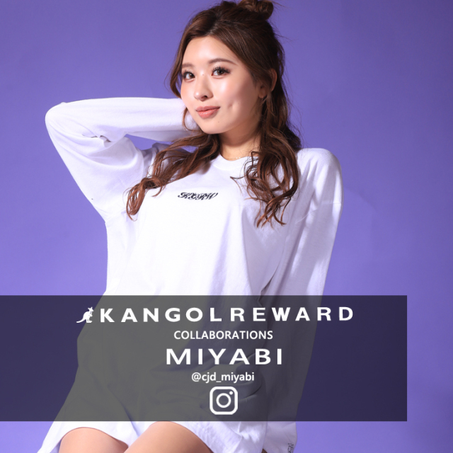 【完全受注生産】MIYABI×KANGOL REWARDコラボ企画！長袖Tシャツ