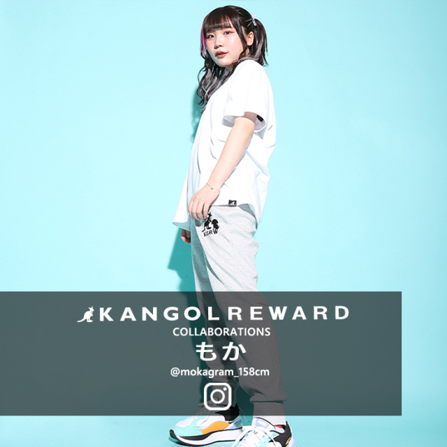 完全受注生産】もか×KANGOL REWARDコラボ第2弾！ジョガーパンツ