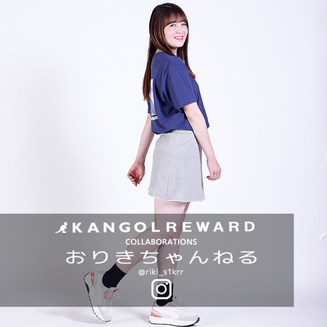 【完全受注生産】 おりきちゃんねる×KANGOL REWARD コラボ半袖Tシャツ