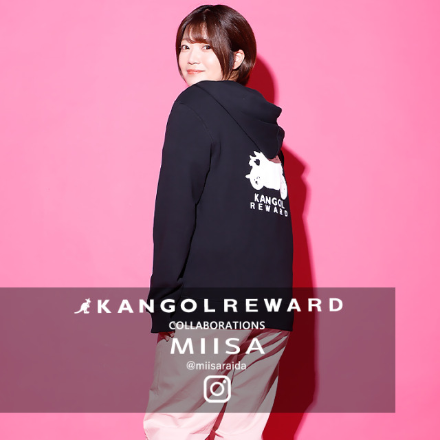 完全受注生産】MIISA×KANGOL REWARD コラボZIPパーカー