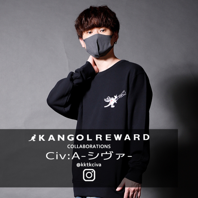 【完全受注生産】 Civ:A-シヴァ-×KANGOL REWARD コラボトレーナー TYPE-A