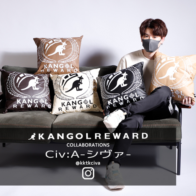 【完全受注生産】Civ:A-シヴァ-×KANGOL REWARD コラボクッション
