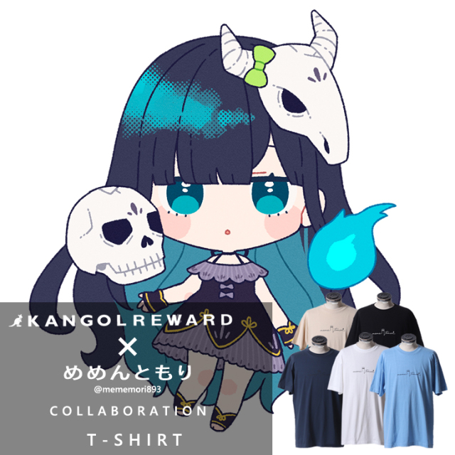 【完全受注生産】  めめんともり×KANGOL REWARD コラボ企画第3弾！半袖Tシャツ