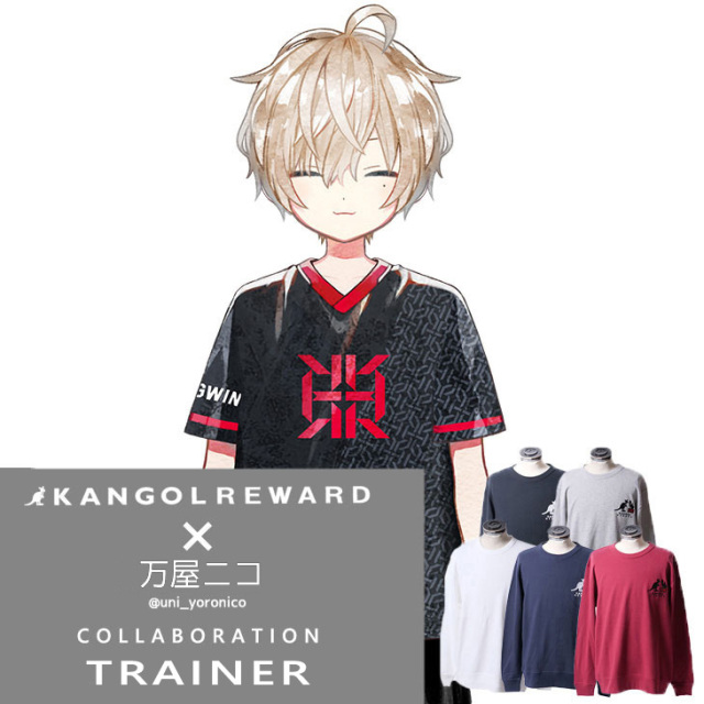 【完全受注生産】万屋ニコ×KANGOL REWARD コラボトレーナー