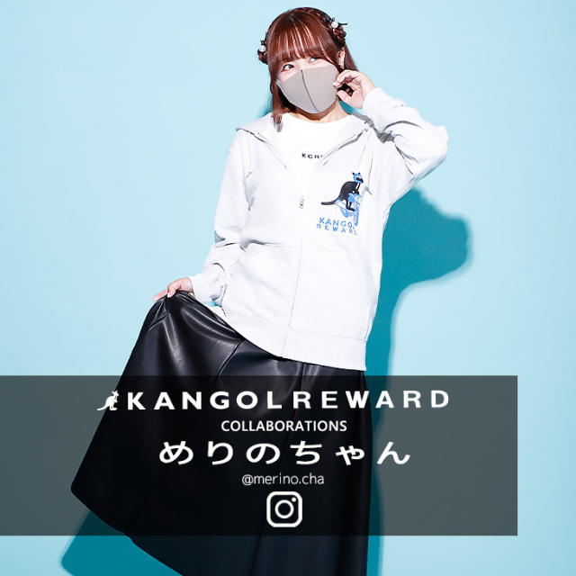 ☆新品未使用☆MAZZEL RAN×KANGOL REWARD コラボパーカー RAN×KANGOL REWARD コラボプルオーバーパーカー