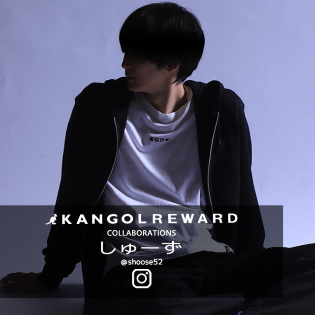 【完全受注生産】しゅーず×KANGOL REWARDコラボ ZIPパーカー