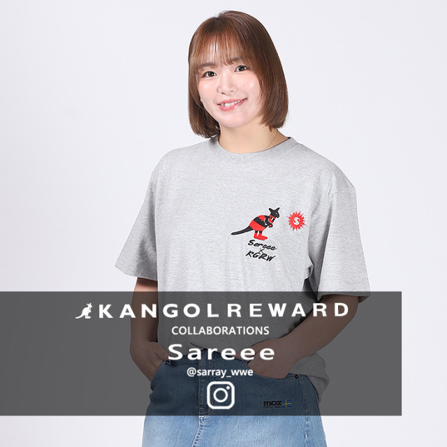 完全受注生産】Sareee ×KANGOL REWARD コラボ半袖Tシャツ