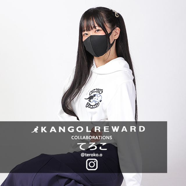 完全受注生産】てろこ×KANGOL REWARD コラボ企画！プルオーバーパーカー