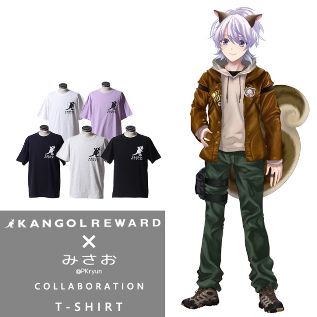 完全受注生産】みさお×KANGOL REWARD コラボ！半袖Tシャツ