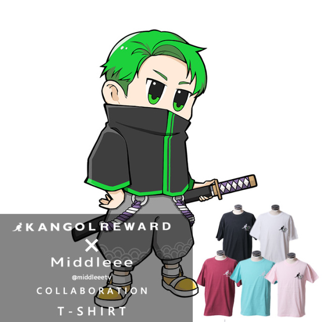 【完全受注生産】Middleee×KANGOL REWARD コラボ企画！半袖Tシャツ