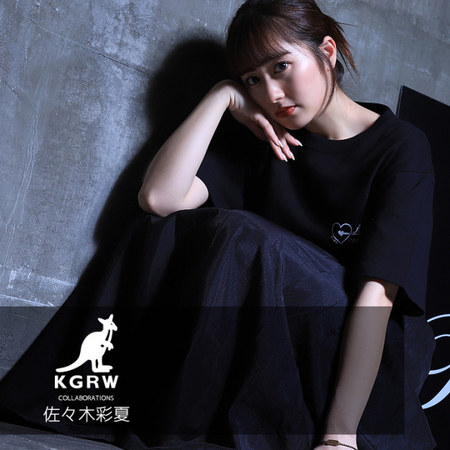 【完全受注生産】佐々木彩夏×KANGOL REWARD コラボ企画！半袖Tシャツ