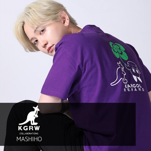 【完全受注生産】MASHIHO×KANGOL REWARD コラボ企画！半袖Tシャツ