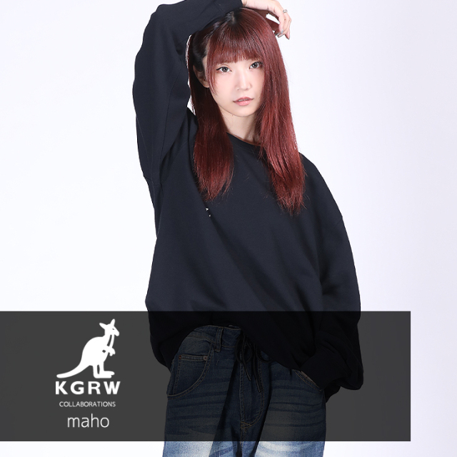【完全受注生産】 maho×KANGOL REWARD コラボトレーナー