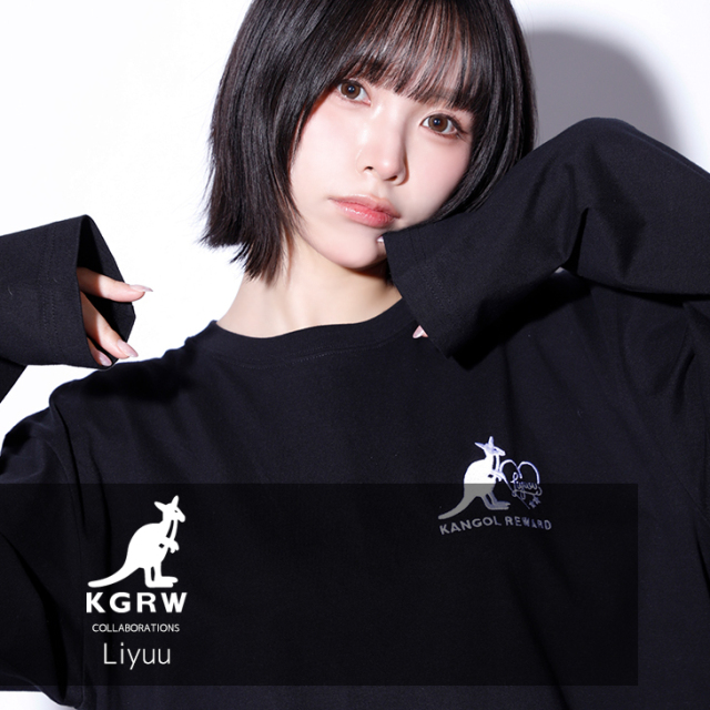 【完全受注生産】Liyuu×KANGOL REWARD コラボ企画！長袖Tシャツ