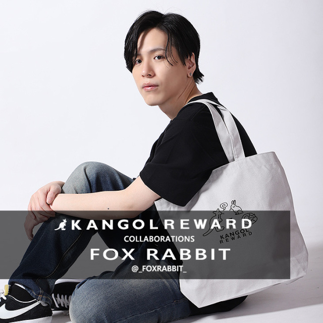 完全受注生産】FOX RABBIT×KANGOL REWARD コラボ企画！トートバッグ