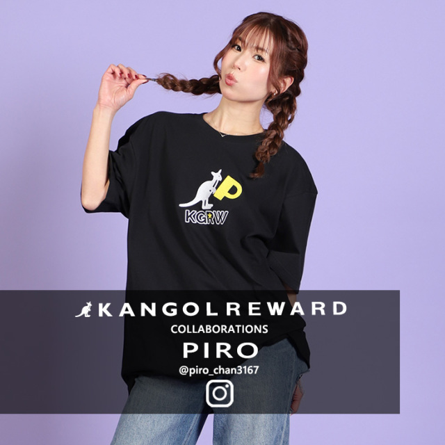 完全受注生産】 PIRO×KANGOL REWARD コラボ企画！半袖Tシャツ
