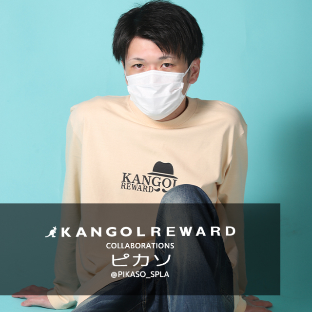 【完全受注生産】ピカソ×KANGOL REWARD コラボ企画！長袖Tシャツ