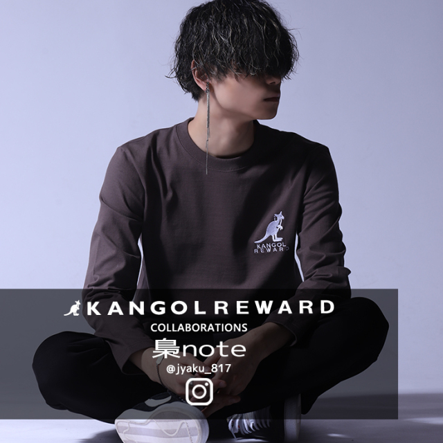 【完全受注生産】梟note×KANGOL REWARD コラボ企画第2弾！長袖Tシャツ