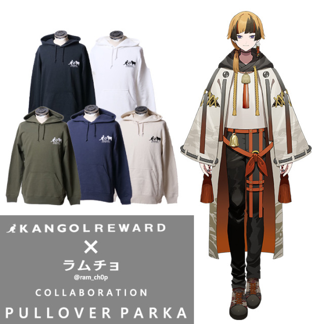 完全受注生産】ラムチョ×KANGOL REWARD コラボ企画！プルオーバーパーカー