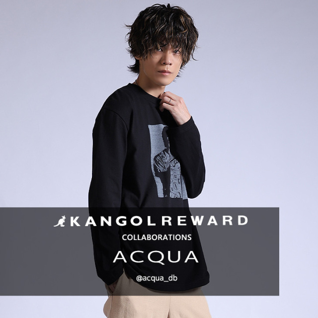 【完全受注生産】ACQUA×KANGOL REWARD コラボ企画！長袖Tシャツ