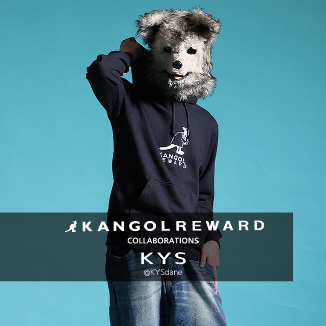 【完全受注生産】KYS×KANGOL REWARD コラボ企画！プルオーバーパーカー