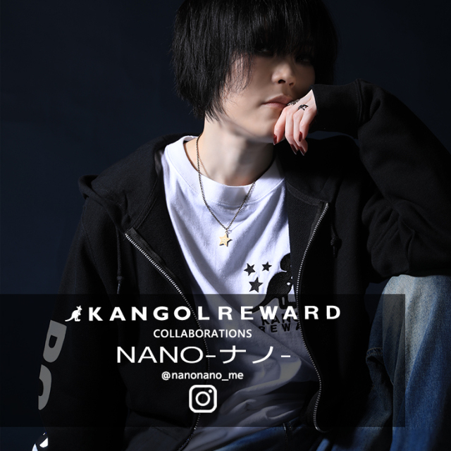 【完全受注生産】NANO-ナノ- × KANGOL REWARD コラボ企画！ZIPパーカー