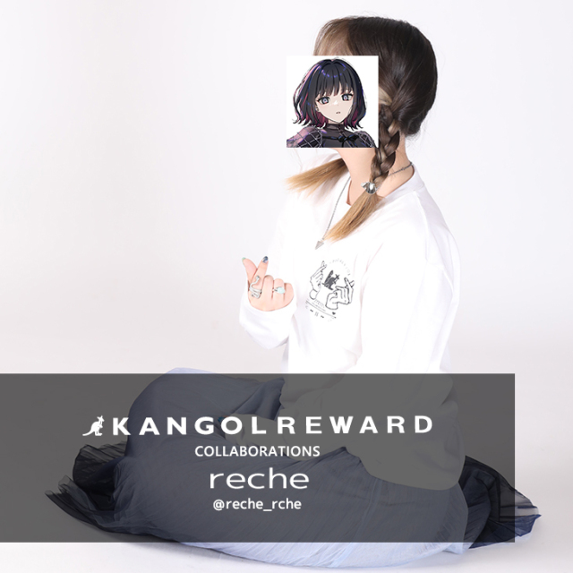 完全受注生産】reche×KANGOL REWARD コラボ企画！長袖Tシャツ