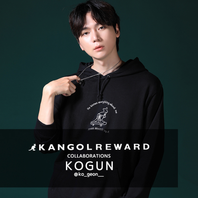 【完全受注生産】KOGUN × KANGOL REWARD コラボ企画！プルオーバーパーカー
