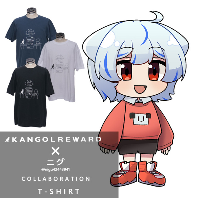 【完全受注生産】ニグ×KANGOL REWARD コラボ企画！半袖Tシャツ