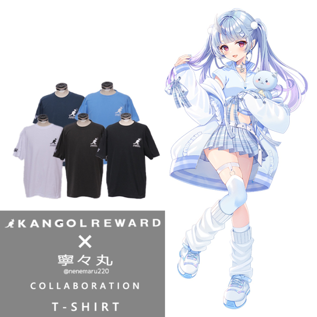 【完全受注生産】寧々丸×KANGOL REWARD コラボ企画！半袖Tシャツ