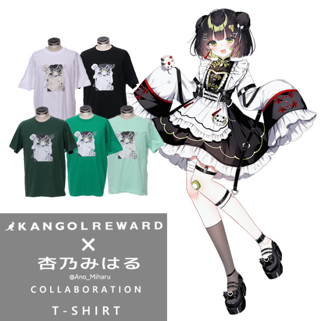 完全受注生産】杏乃みはる × KANGOL REWARD コラボ企画！半袖Tシャツ