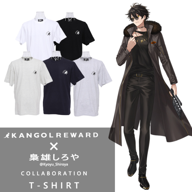 完全受注生産】梟雄しろや × KANGOL REWARD コラボ企画！半袖Tシャツ