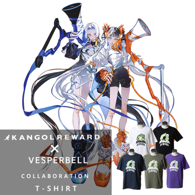 【完全受注生産】VESPERBELL×KANGOL REWARD コラボ企画！半袖Tシャツ