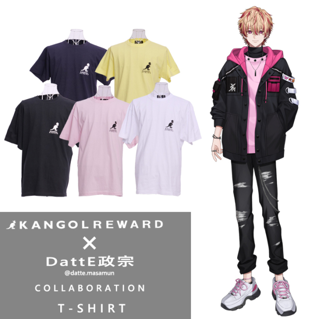 【完全受注生産】DattE政宗×KANGOL REWARD コラボ企画！半袖Tシャツ
