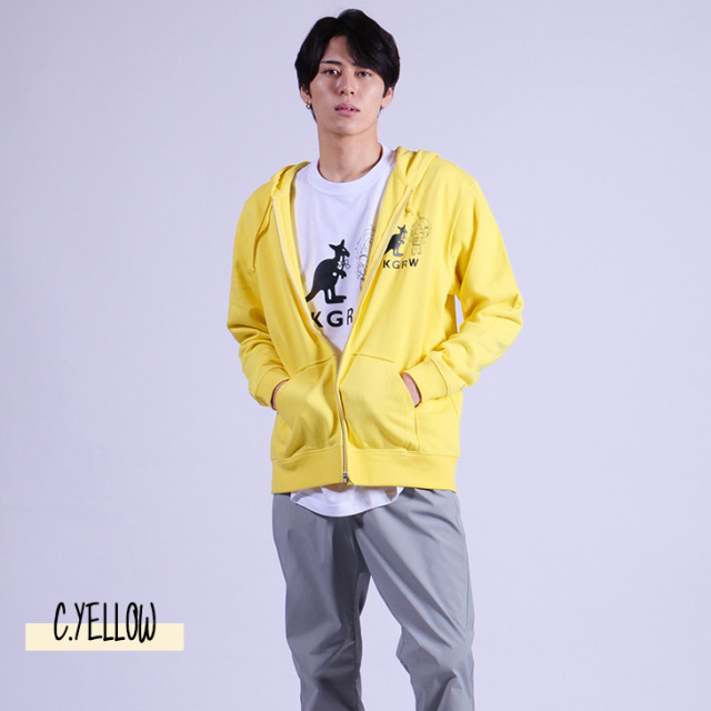 鶴凪 完全受注生産】煌良はる×KANGOL REWARD コラボ企画！ZIPパーカー