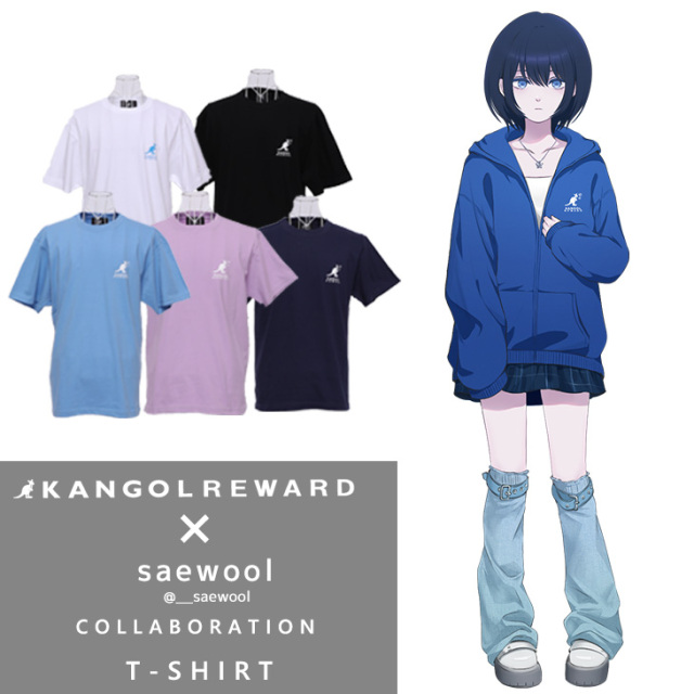 完全受注生産】saewool×KANGOL REWARD コラボ企画！半袖Tシャツ