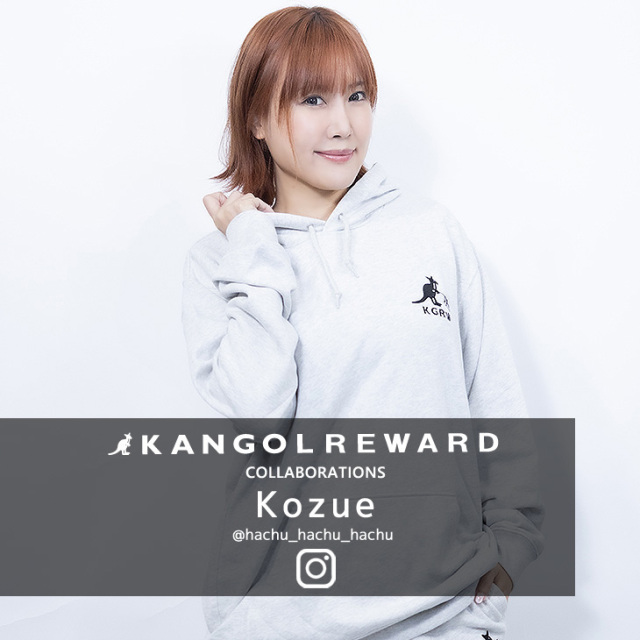 完全受注生産】Kozue×KANGOL REWARD コラボ企画！プルオーバーパーカー