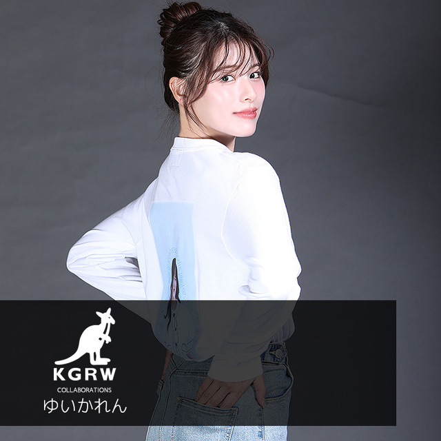 【完全受注生産】ゆいかれん×KANGOL REWARD コラボ企画！長袖Tシャツ