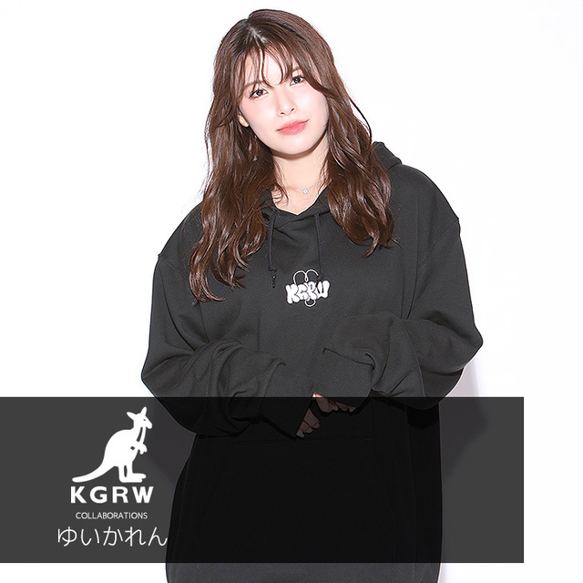 【完全受注生産】ゆいかれん×KANGOL REWARD コラボ企画！プルオーバーパーカー