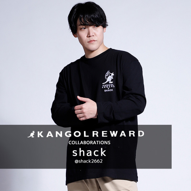 【完全受注生産】shack×KANGOL REWARD コラボ企画！長袖Tシャツ