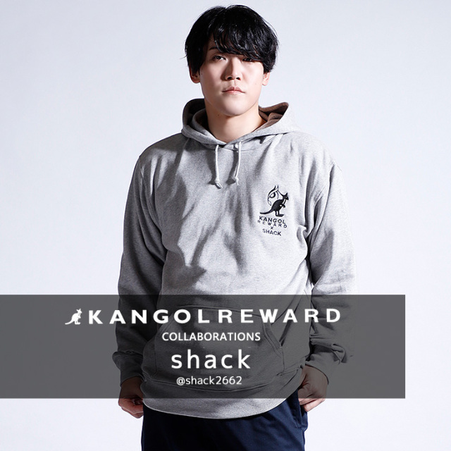 完全受注生産】shack×KANGOL REWARD コラボ企画！プルオーバーパーカー