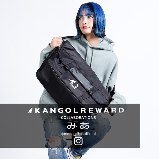 【完全受注生産】 みあ×KANGOL REWARDコラボ企画第6弾！ メッセンジャーバッグ