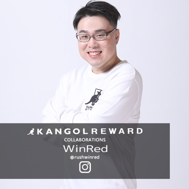 【完全受注生産】WinRed×KANGOL REWARD コラボ企画！トレーナー