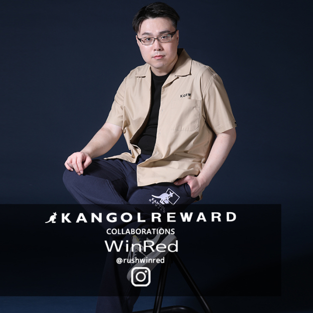 【完全受注生産】WinRed×KANGOL REWARD コラボ企画！スウェットパンツ