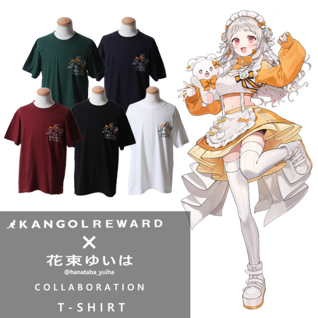 【完全受注生産】花束ゆいは×KANGOL REWARD コラボ企画！半袖Tシャツ