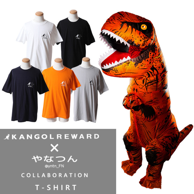 【完全受注生産】やなつん×KANGOL REWARD コラボ企画！半袖Tシャツ