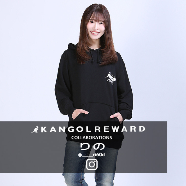 【完全受注生産】りの×KANGOL REWARD コラボ企画！プルオーバーパーカー
